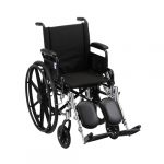 Nova 16″ Lightweight Wheelchair w/ Desk Arms & Elevating Leg Rests