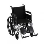 Nova 18″ Lightweight Wheelchair Full Arms & Elevating Legrests