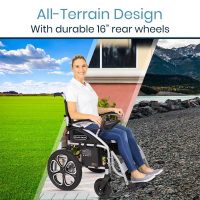Vive Health Compact Foldable Power Wheelchair